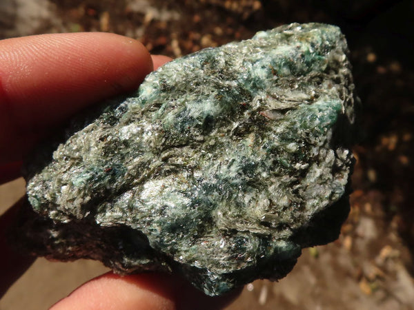 Natural Rare Emerald Mica In Matrix Cobbed Specimens x 6 From Mutoko, Zimbabwe