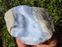 Natural Blue Lace Agate Geode Specimens  x 12 From Nsanje, Malawi