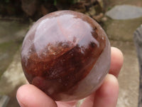 Polished Red Hematoid Quartz Crystal Balls  x 6 From Madagascar - TopRock