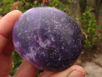 Polished Purple Lepidolite Free Forms  x 6 From Zimbabwe