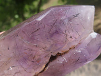 Polished Smokey Amethyst Window Quartz Crystals  x 6 From Akansobe, Madagascar - TopRock