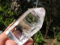 Polished Semi Optic Clear Quartz Points  x 12 From Madagascar - Toprock Gemstones and Minerals 