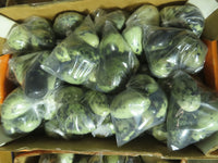 Polished Highly Selected Leopard Stone Green & Blue Dot Patterned Free Forms - Sold per 1 kg  From Zimbabwe - TopRock