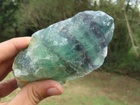 Natural Watermelon Fluorite Cobbed Specimens x 2 From Uis, Namibia - TopRock