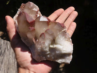 Natural Large Red Hematoid Phantom Quartz Clusters x 2 From Karoi, Zimbabwe - TopRock