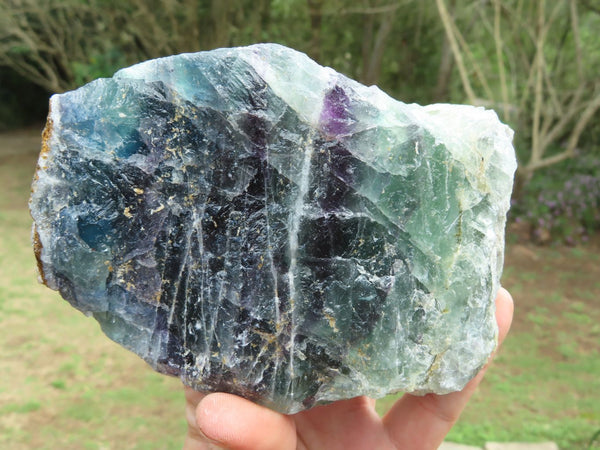 Natural Watermelon Fluorite Cobbed Specimens x 2 From Uis, Namibia - TopRock