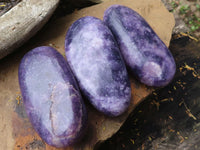 Polished Extra Large Purple Lepidolite Free Forms x 6 From Zimbabwe - TopRock