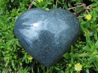 Polished Medium to Larger Sized Lazulite Hearts x 6 From Madagascar - TopRock