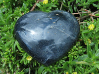 Polished Medium to Larger Sized Lazulite Hearts x 6 From Madagascar - TopRock