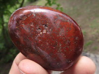 Polished Small Carnelian Agate Palm Stones  x 28 From Madagascar - TopRock