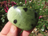 Polished Highly Selected Leopard Stone Green & Blue Dot Patterned Free Forms - Sold per 1 kg  From Zimbabwe - TopRock