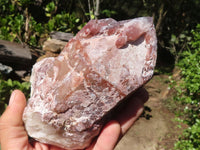 Natural Red Hematoid Phantom Quartz Crystals  x 2 From Karoi, Zimbabwe - Toprock Gemstones and Minerals 