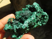 Natural Chatoyant Silky Malachite Specimens  x 6 From Kasompe, Congo - Toprock Gemstones and Minerals 