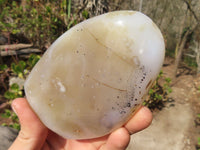 Polished Dendritic Agate Standing Free Forms  x 4 From Moralambo, Madagascar