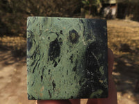 Polished Stromatolite / Kambamba Jasper Cubes (Corners Cut To Stand) x 4 From Katsepy, Madagascar - TopRock