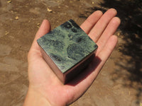 Polished Stromatolite / Kambamba Jasper Cubes (Corners Cut To Stand) x 4 From Katsepy, Madagascar - TopRock