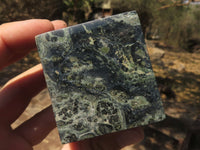 Polished Stromatolite / Kambamba Jasper Cubes (Corners Cut To Stand) x 4 From Katsepy, Madagascar - TopRock