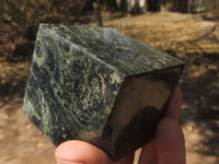 Polished Stromatolite / Kambamba Jasper Cubes (Corners Cut To Stand) x 4 From Katsepy, Madagascar - TopRock