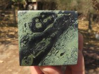 Polished Stromatolite / Kambamba Jasper Cubes (Corners Cut To Stand) x 4 From Katsepy, Madagascar - TopRock