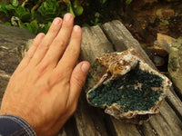 Natural Rare Ball Malachite On Drusi Quartz & Dolomite Matrix  x 1 From Kambove, Congo - Toprock Gemstones and Minerals 