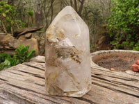 Polished Stunning Large Window Quartz Point x 1 From Ankazobe, Madagascar