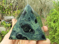 Polished Stromatolite Pyramids  x 3 From Katsepy, Madagascar