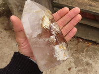 Polished Stunning Large Window Quartz Point x 1 From Ankazobe, Madagascar