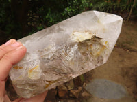 Polished Stunning Large Window Quartz Point x 1 From Ankazobe, Madagascar