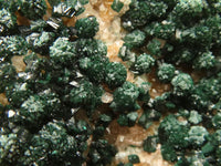 Natural Rare Ball Malachite On Drusi Quartz & Dolomite Matrix  x 1 From Kambove, Congo - Toprock Gemstones and Minerals 