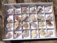 Natural Small Mixed Spirit Quartz Clusters  x 24 From Boekenhouthoek, South Africa - TopRock