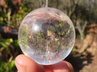 Polished Smokey Quartz Crystal Balls x 6 From Madagascar