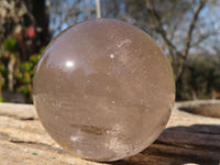 Polished Smokey Quartz Crystal Balls x 6 From Madagascar