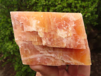 Natural New Sunset Orange Calcite Specimens  x 4 From Spitzkop, Namibia