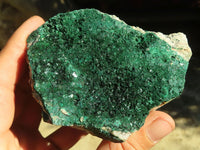 Natural Micro Botryoidal Crystalline Malachite Specimens  x 6 From Congo