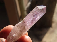 Natural Window Amethyst Crystals  x 12 From Chiredzi, Zimbabwe