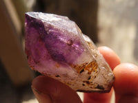 Natural Window Amethyst Crystals  x 12 From Chiredzi, Zimbabwe