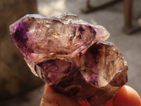 Natural Window Amethyst Crystals  x 12 From Chiredzi, Zimbabwe