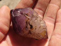 Natural Window Amethyst Crystals  x 12 From Chiredzi, Zimbabwe