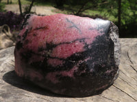 Polished One Side Polished Rhodonite Free Forms  x 4 From Madagascar - TopRock