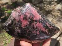 Polished One Side Polished Rhodonite Free Forms  x 4 From Madagascar - TopRock