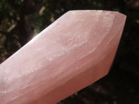 Polished Double Terminated Rose Quartz Points x 3 From Madagascar