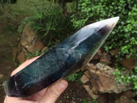 Polished Stunning Watermelon Fluorite Standing Free Form  x 1 From Uis, Namibia - TopRock