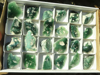 Polished One Side Polished Emerald Mtorolite Plates  x 24 From Zimbabwe