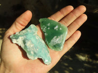 Polished One Side Polished Emerald Mtorolite Plates  x 24 From Zimbabwe