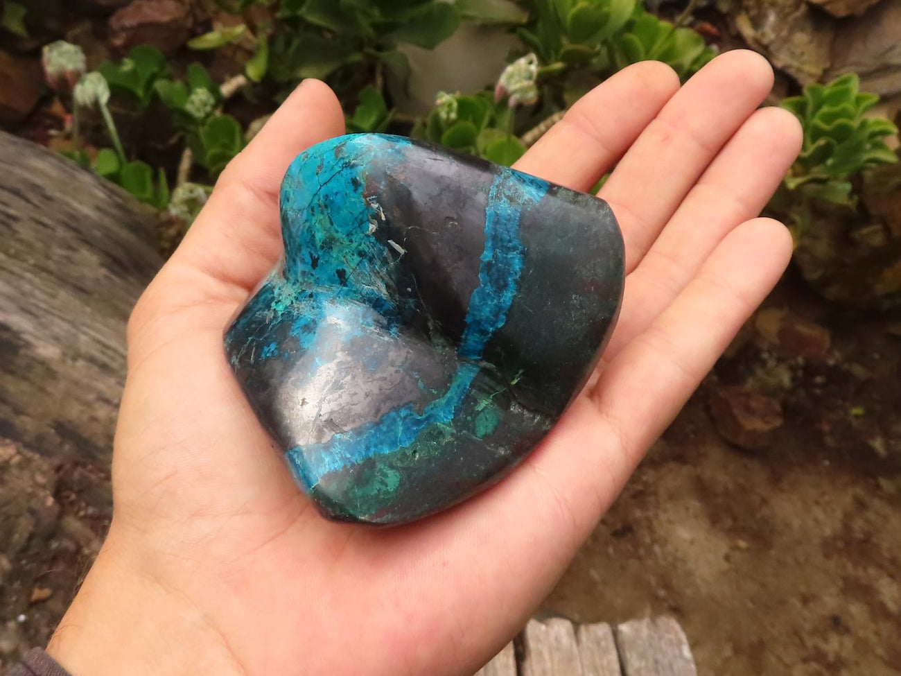 ROYAL ! azurite, Natural rare Azurite, High quality shattuckite azurite cabochon, loose gemstone for making sold jewelry. 138 ct 53X38 MM