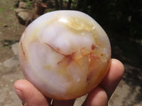 Polished Extra Large Carnelian Agate Palm Stones  x 6 From Madagascar - TopRock