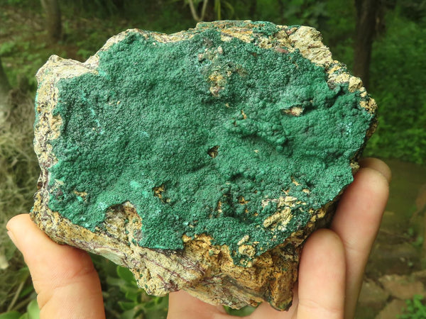 Natural Crystalline Malachite Specimens  x 2 From Congo - TopRock