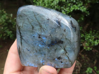 Polished Flashy Labradorite Standing Free Forms  x 6 From Tulear, Madagascar - TopRock