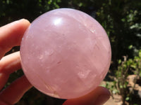 Polished  Star Rose Quartz Spheres x 4 From Ambatondrazaka, Madagascar - TopRock