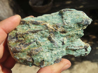 Natural Blue Kyanite Crystals In Green Fuchsite Matrix Specimens  x 6 From Karoi, Zimbabwe